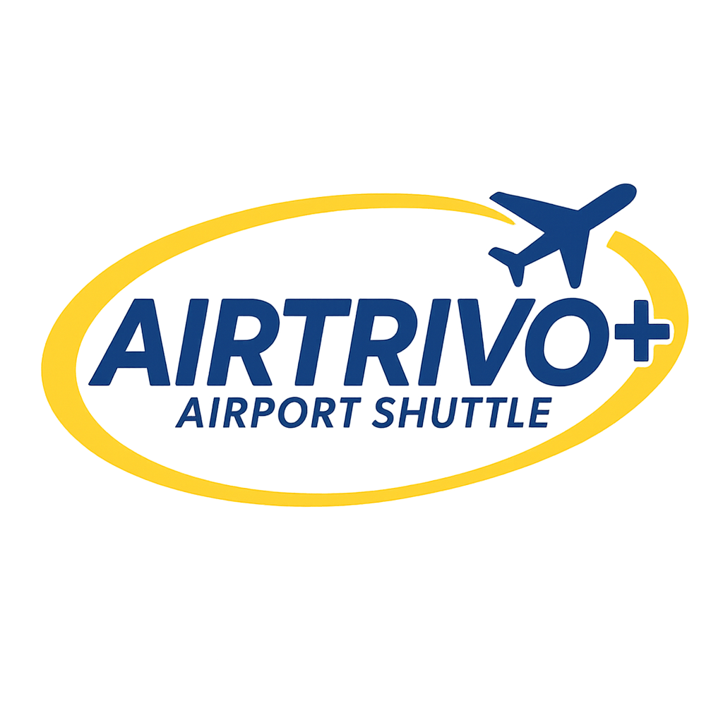 Airtrivo|Logo|Fayetteville|RDU|EXIT 49|AirPort Express Shuttle|RDU Ride